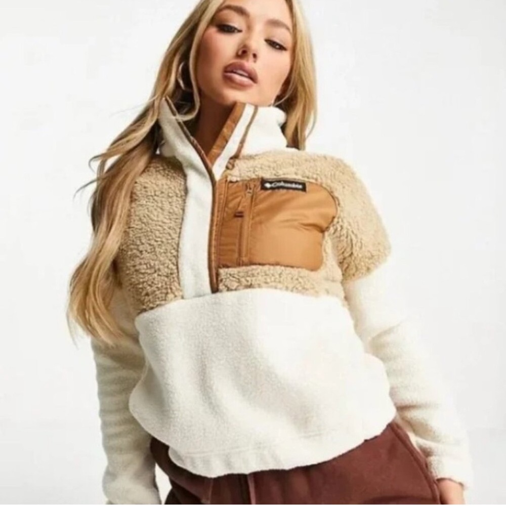 Costco Columbia Sherpa Pullover NWT